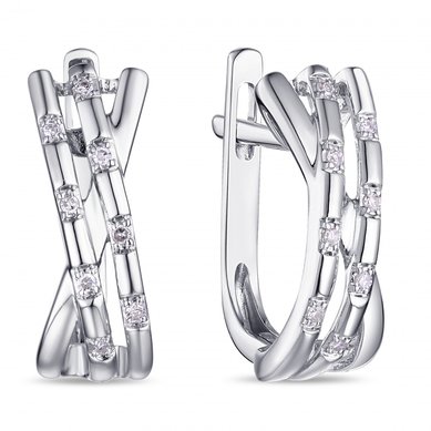 Серьги E108-1982664CD-R17-М9452 - Ювелирная компания Московский ювелирный завод