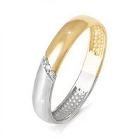 Обручальное кольцо 090021бр-Z6183