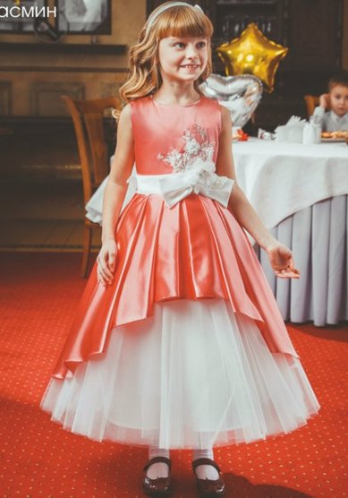 Детское платье Жасмин-Д40976 - Свадебный салон ДОМ СВАДЬБЫ