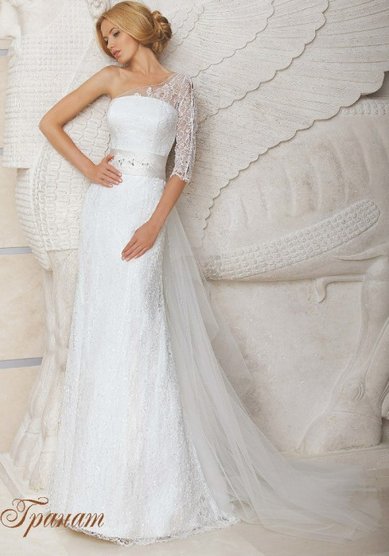 Свадебное платье ГРАНАТ-Д41607 - Свадебный салон ДОМ СВАДЬБЫ