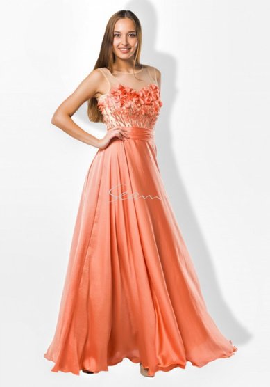 Вечернее платье ГЕРАНИУМ-Д43838 - Свадебный салон ДОМ СВАДЬБЫ