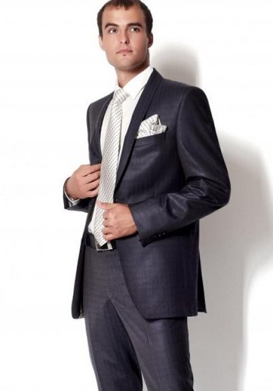 Свадебный мужской костюм T2047 - Мужская одежда TRUVOR