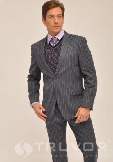 Свадебный мужской костюм T2054 - Мужская одежда TRUVOR